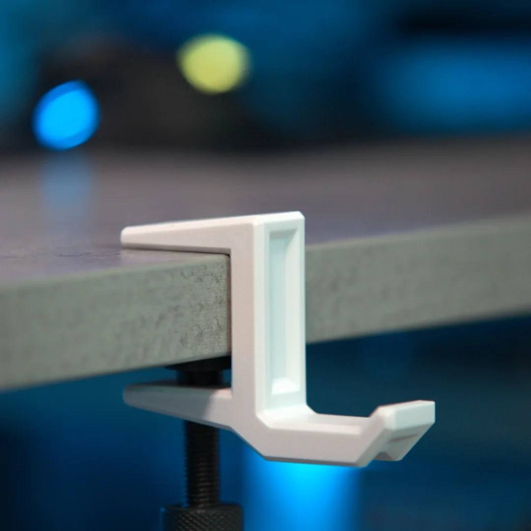 Adjustable Desk Headphone Hook view 5