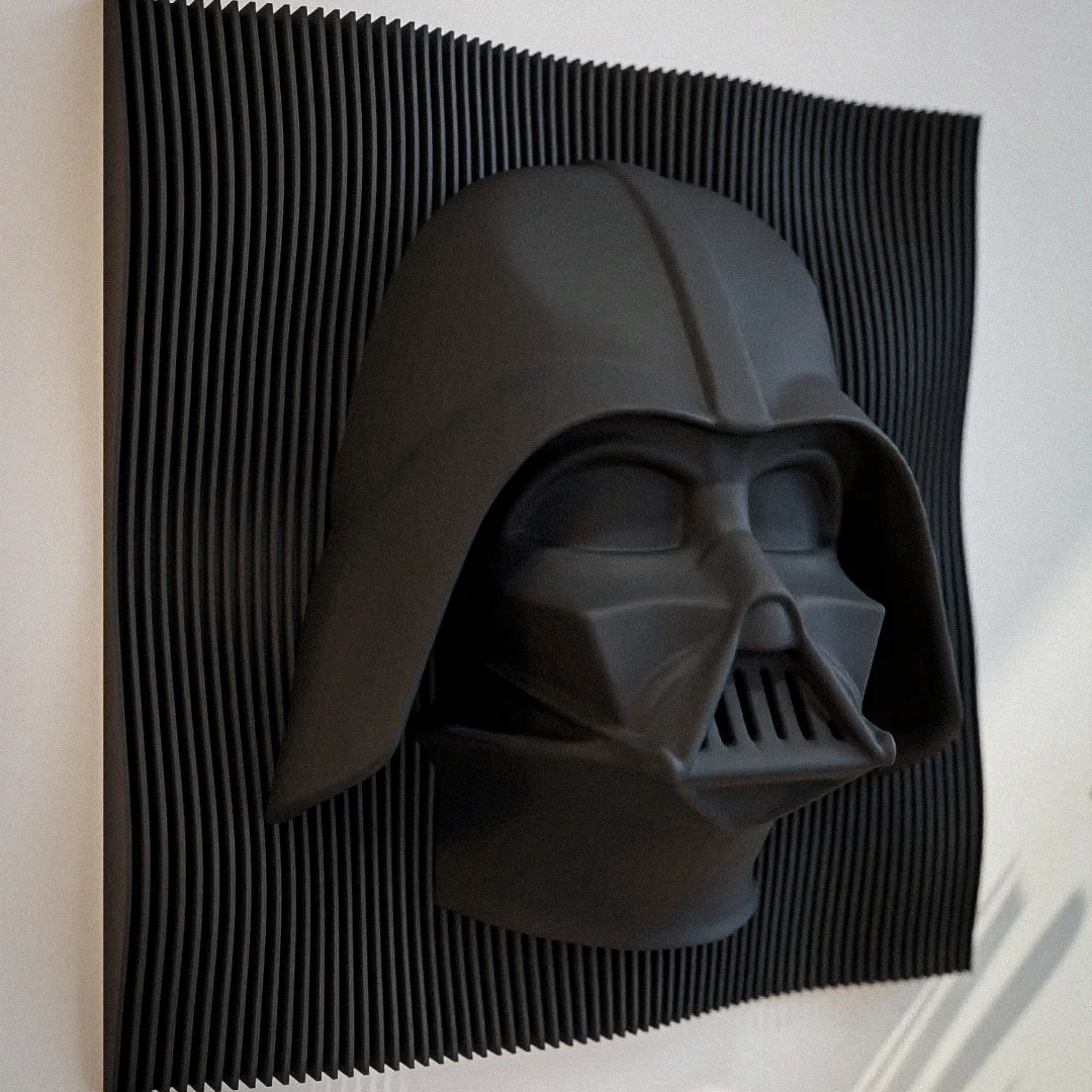 Darth Vader Layered Wall Art view 3