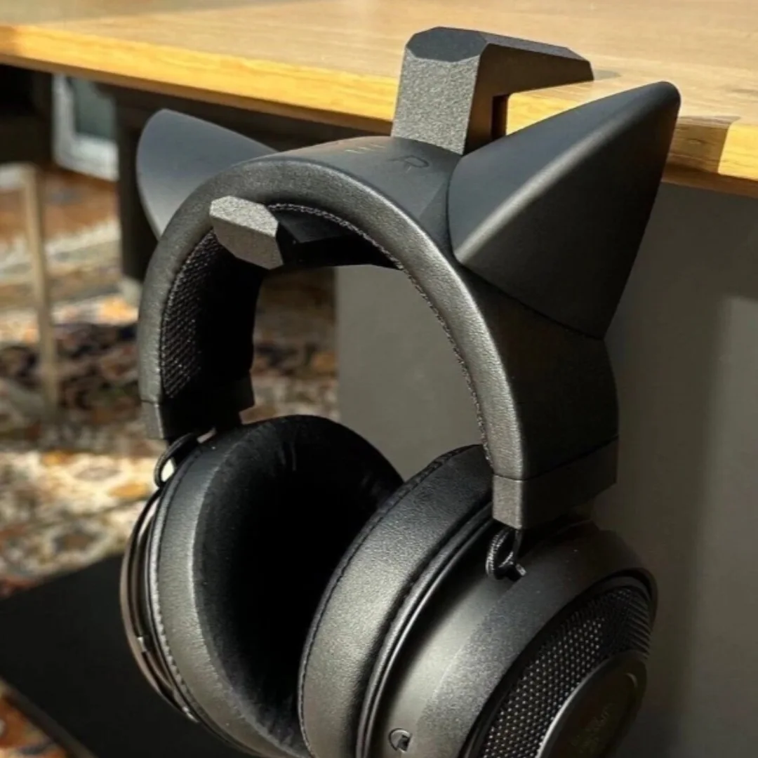 Desk-Mounted Headset Holder view 2