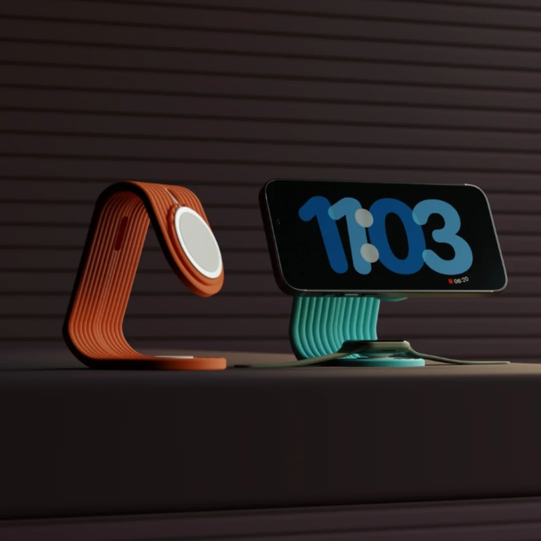 iPhone & Apple Watch MagSafe Charging Stand view 8