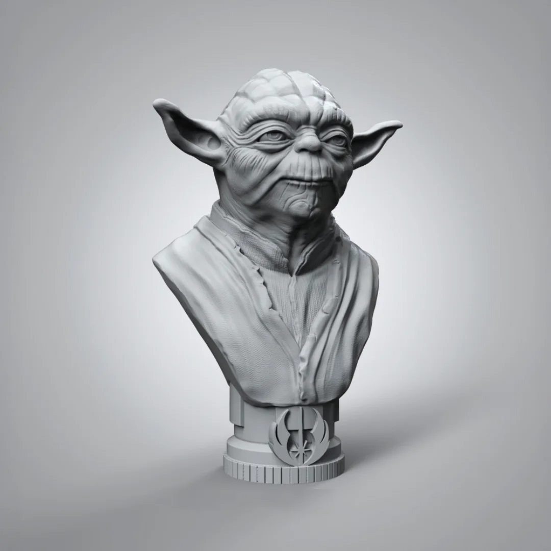 Master Yoda Bust view 2