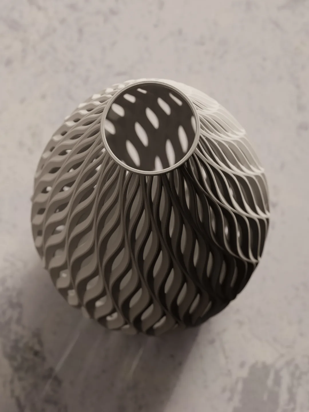 Spiral Wave Vase view 4