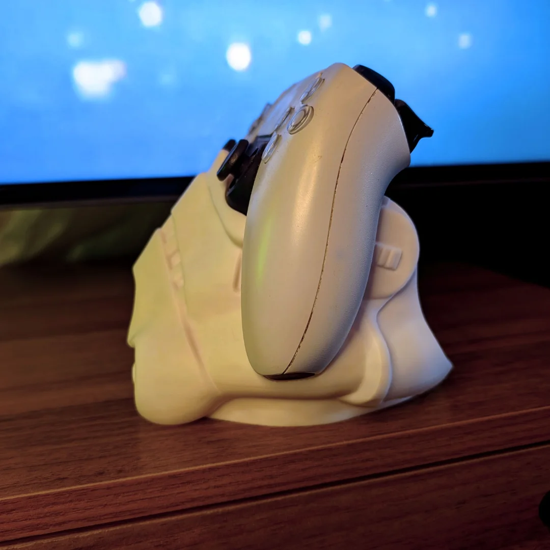 Stormtrooper PS5 Controller Stand view 5