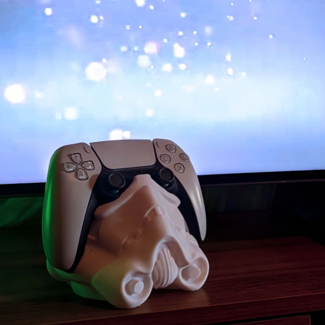 Stormtrooper PS5 Controller Stand view 6