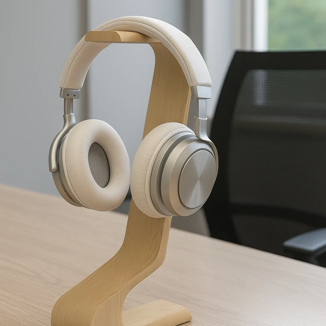 Wooden-Style Headphone Holder view 2