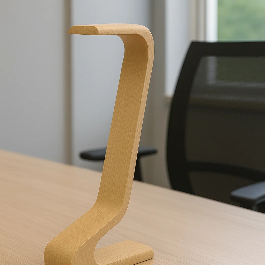 Wooden-Style Headphone Holder view 3