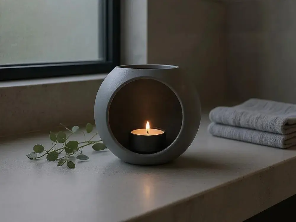 Modern Ball Tealight Holder 
